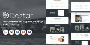Destar - Transportation and Logistics HTML5 Template