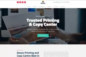 Dexen - Printing & Copy Center Elementor Template Kit