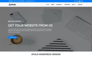 Dfolio - Multifunctioneel responsief WordPress-thema