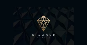 Diamond Gem Jewelry Gold Logo