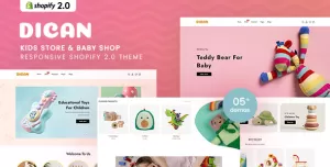 Dican - Kids Store & Baby Shop Shopify 2.0 Theme
