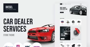 Diesel - WooCommerce Car Dealer Services Store Theme