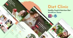 Diet Clinic - Food Diet& Nutrition Coach WordPress Theme