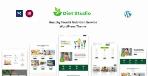 Diet Studio - Healthy Food & Nutrition Services WordPress Theme