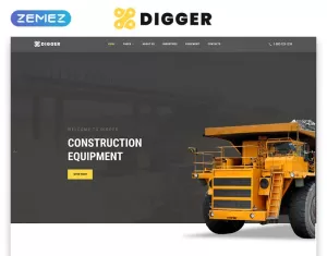 DIGGER - Tools & Equipment Multipage Classic HTML Website Template