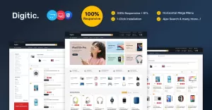 Digitic - Electronics, Gadgets and Computers Multipurpose Opencart Responsive Theme