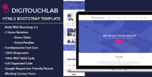 DIGITOUCHLAB HTML5 BootStrap Template