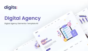 Digits – Digital Agency Elementor Template Kit