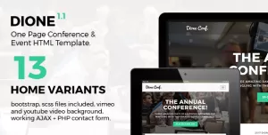 Dione - Conference & Event HTML Template