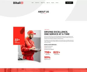 Ditail - Auto Services & Repair Elementor Pro Template Kit
