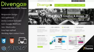 Divengo - Business and Portfolio WordPress Theme - Themes ...