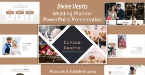 Divine Hearts - Wedding Planner PowerPoint Template