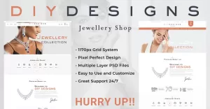 Diy Designs – Jewellery PSD Templates - TemplateMonster