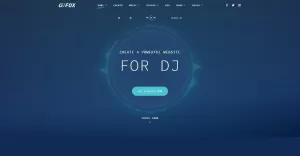 DJ FOX - DJ Multipage Creative Bootstrap HTML Website Template