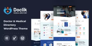 Doclik - Medical & Clinic Directory WordPress Theme + RTL