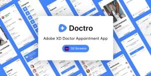 Doctro - Adobe XD Doctor Appointment App