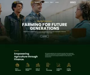 Dofarm - Agriculture Finance Elementor Pro Template Kit