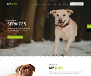 Dog WordPress theme 4 pets veterinary pet shop animal PETA equestrian