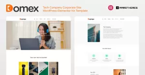 DOMEX - Tech Company Corporate WordPress Elementor Kit