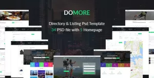 DoMore  Directory & Listing PSD Template