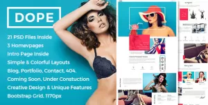Dope - Creative Photography Portfolio HTML5 Template