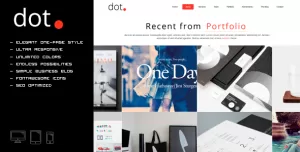 DOT - Creative One Page HTML Template