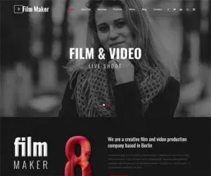 Download Free Video WordPress Theme for Filmmaker Video Editor