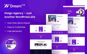 DreamHub - Design Agency WordPress Theme - TemplateMonster