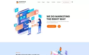 DreamHub Marketing Agency WordPress Theme - TemplateMonster