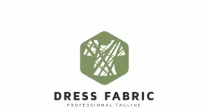 Dress Fabric Logo Template