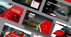 DRIFT - Auto Parts Business Car Company Presentation Keynote Template