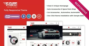 Drive - Auto Parts and Car Accessories WooCommerce Theme