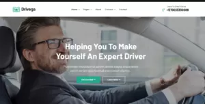 Drivega - Driving School Elementor Template Kit