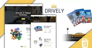 Drively Driving School HTML5 Website Template