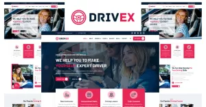Drivex - Driving School HTML5 Template - TemplateMonster