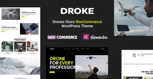 Droke Single Product, Drone and Camera WooCommerce Theme