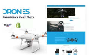 Drones - Gadgets Store Shopify Theme - TemplateMonster