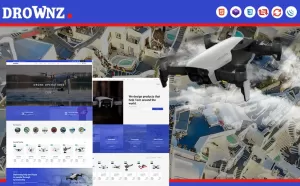 Drownz  Drone Shop and Ariel Photography HTML5 Website Template