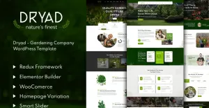 Dryad - Gardening Company WordPress Theme - TemplateMonster