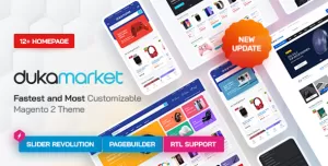 Dukamarket - Multipurpose Responsive Magento 2 / Adobe Commerce Theme