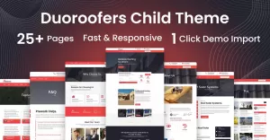 Duoroofers Takläggning WordPress Divi Child Theme