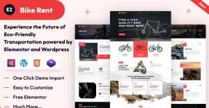 E-Bike Rent WordPress Theme: Revolutionize Your Bike Rental Business
