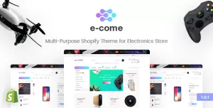 E-come  Multi-Purpose Shopify Theme for Electronics Store