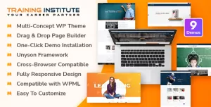 E learning - Education & Training Institute WordPress Theme with AI Blog Content Generator & Chatbot