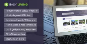 Easy Living - Real Estate PSD Template