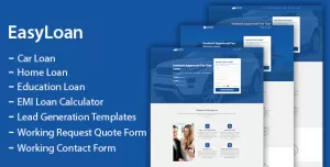 EasyLoan - Loan Company Website Templates