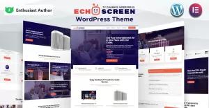 Echo Screen - TV Channel WordPress Theme - TemplateMonster