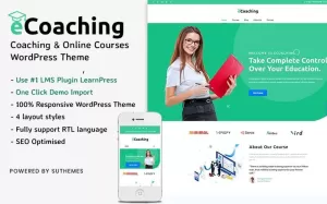 ECoaching - Coaching & Online Courses WordPress Theme