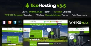 EcoHosting  Responsive HTML5 Hosting and WHMCS Template