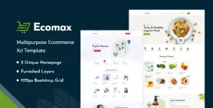 Ecomax - Multipurpose eCommerce Xd Template